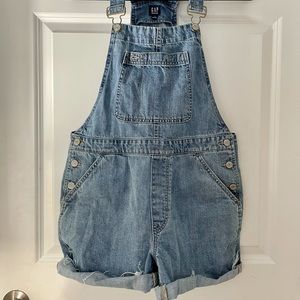 Gap Denim Short Overalls.